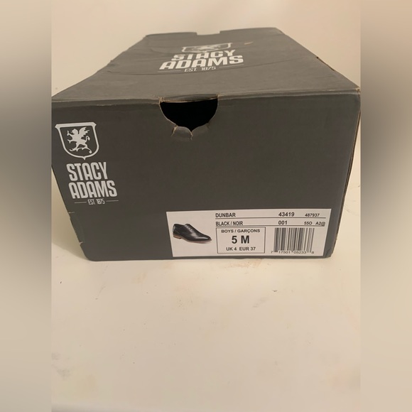 Boys Stacy Adams Kids Dunbar Wingtip Oxford size 5 - Picture 5 of 5